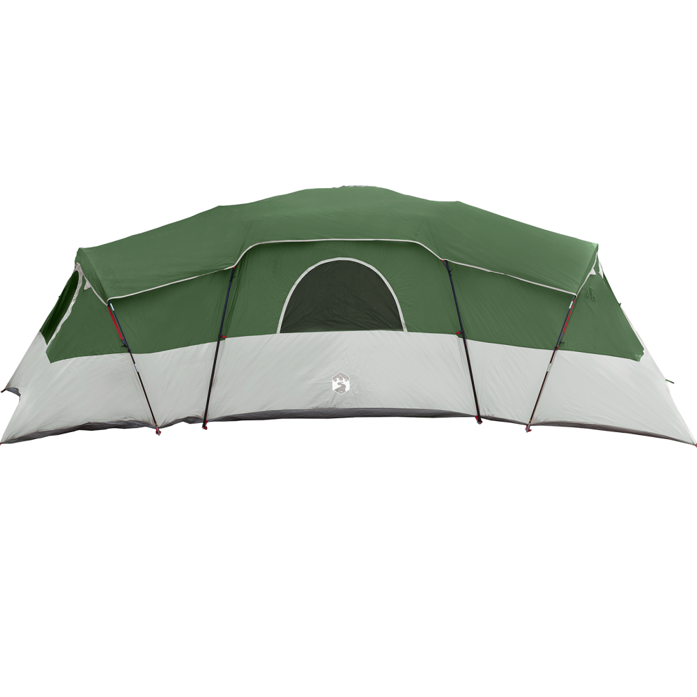 Produktbild för Familjetält med tak med lagring Grön 762 x 655 x 218 cm taffeta