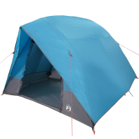 Produktbild för Campingtält med tak med lagring Blå 320 x 275 x 190 cm taffeta