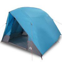 Produktbild för Campingtält med tak med lagring Blå 320 x 275 x 190 cm taffeta