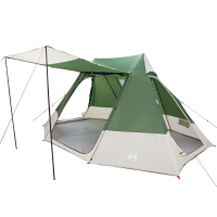 Produktbild för Campingtält med tak med lagring Grön 482 x 360 x 227 cm taffeta