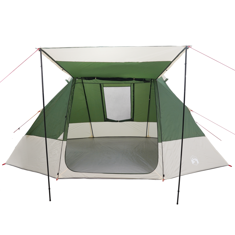 Produktbild för Campingtält med tak med lagring Grön 482 x 360 x 227 cm taffeta