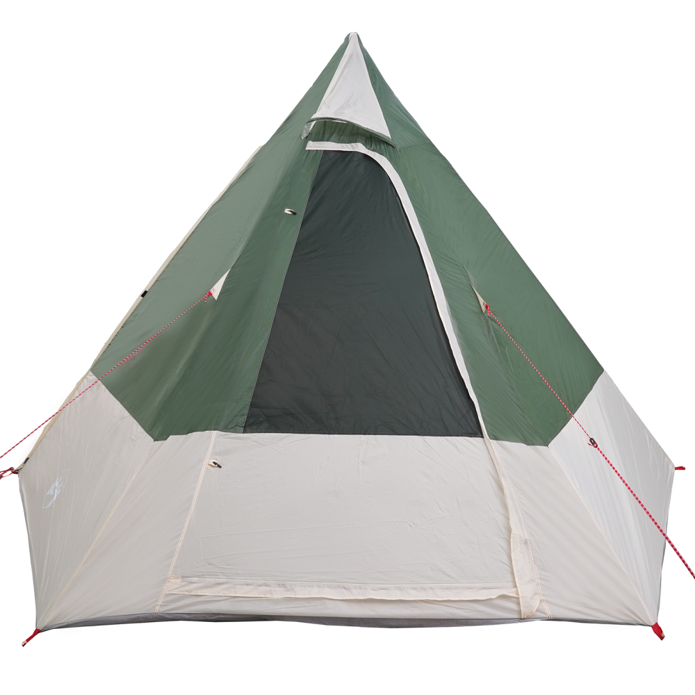 Produktbild för Campingtält med tak med lagring Grön 482 x 360 x 227 cm taffeta