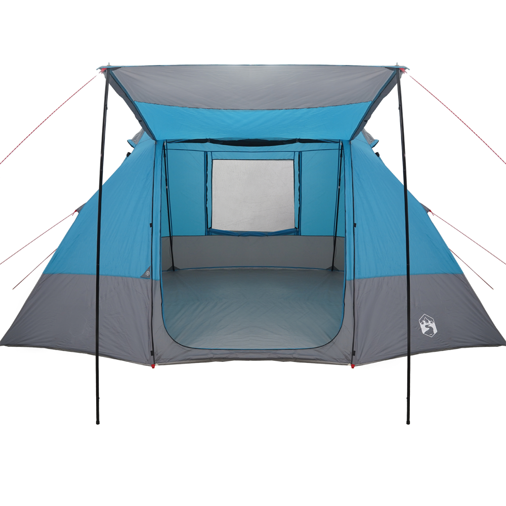 Produktbild för Campingtält med tak med lagring Blå 482 x 360 x 227 cm taffeta