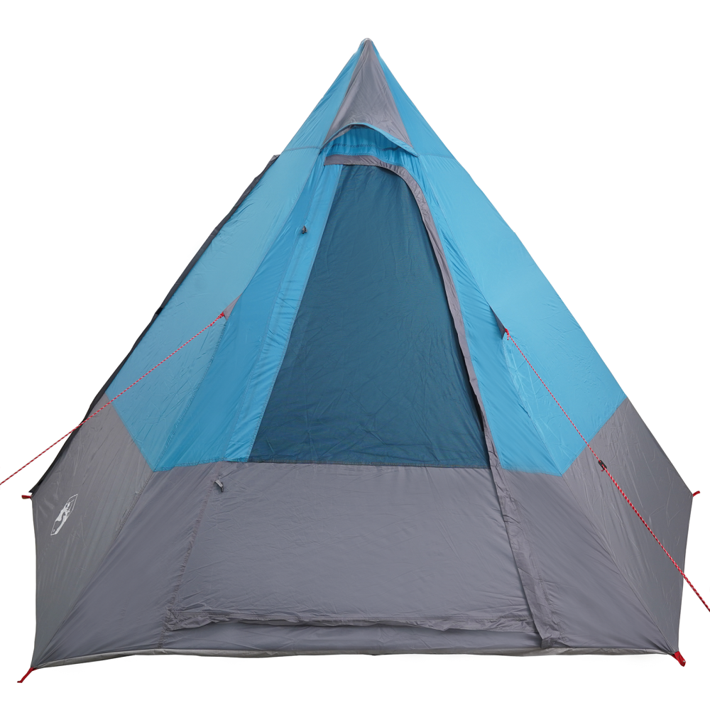 Produktbild för Campingtält med tak med lagring Blå 482 x 360 x 227 cm taffeta