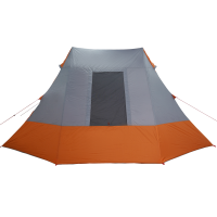 Produktbild för Campingtält med tak Grå och orange 482 x 360 x 227 cm taffeta