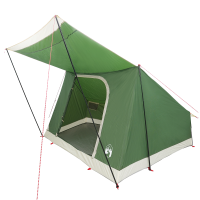 Produktbild för Campingtält med tak med lagring Grön 223 x 163 x 130 cm taffeta
