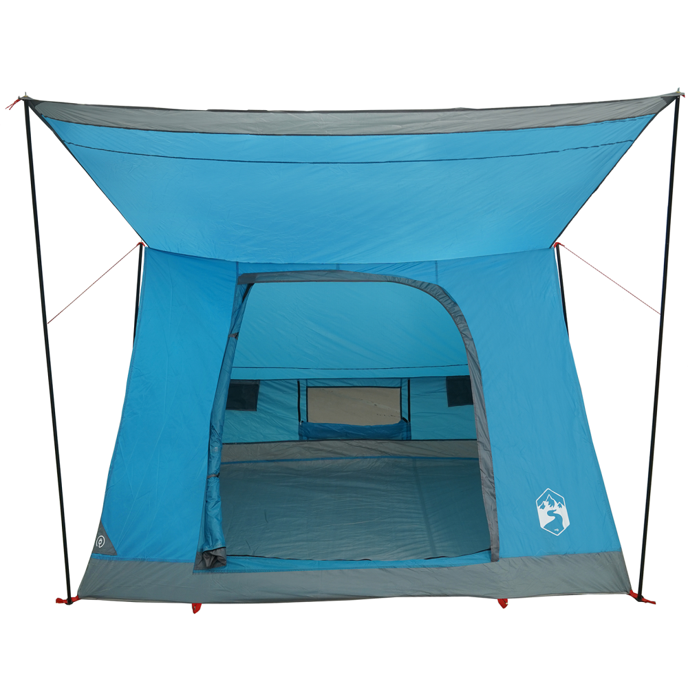 Produktbild för Campingtält med tak med lagring Blå 223 x 163 x 130 cm taffeta