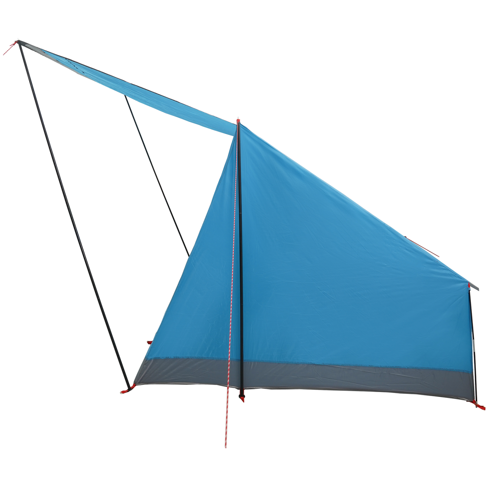 Produktbild för Campingtält med tak med lagring Blå 223 x 163 x 130 cm taffeta