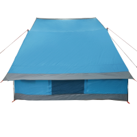 Produktbild för Campingtält med tak med lagring Blå 223 x 163 x 130 cm taffeta