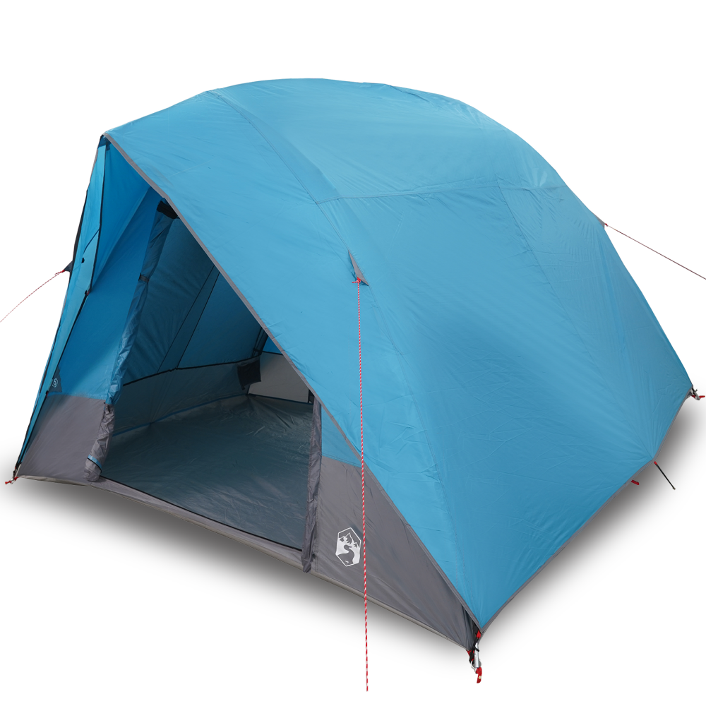 Produktbild för Campingtält med tak med lagring Blå 275 x 230 x 140 cm taffeta