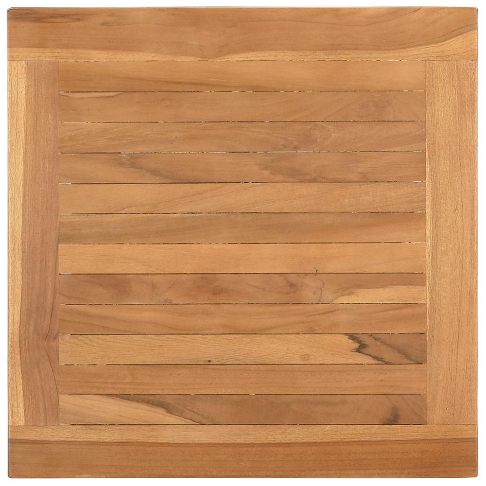 Produktbild för Kaffeebord med lagring Brun 45 x 45 x 45 cm Massivt teakträ