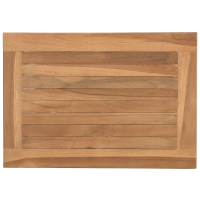 Produktbild för Kaffeebord med lagring Brun 50 x 35 x 45 cm Massivt teakträ