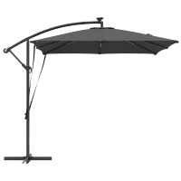 Produktbild för Parasoll Antracit 249 x 249 x 250 cm Polyester och aluminium