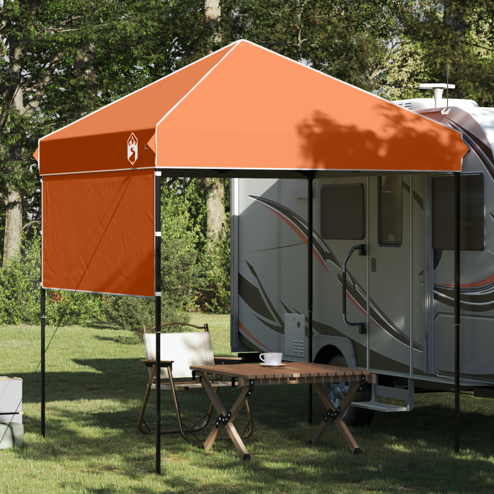 Produktbild för Tak Tält Orange 194 x 194 x 251 cm tyg