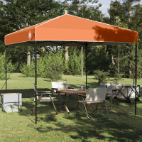 Produktbild för Tak Tält Orange 243 x 243 x 251 cm tyg