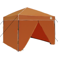 Produktbild för Tak Tält Orange 243 x 243 x 251 cm tyg