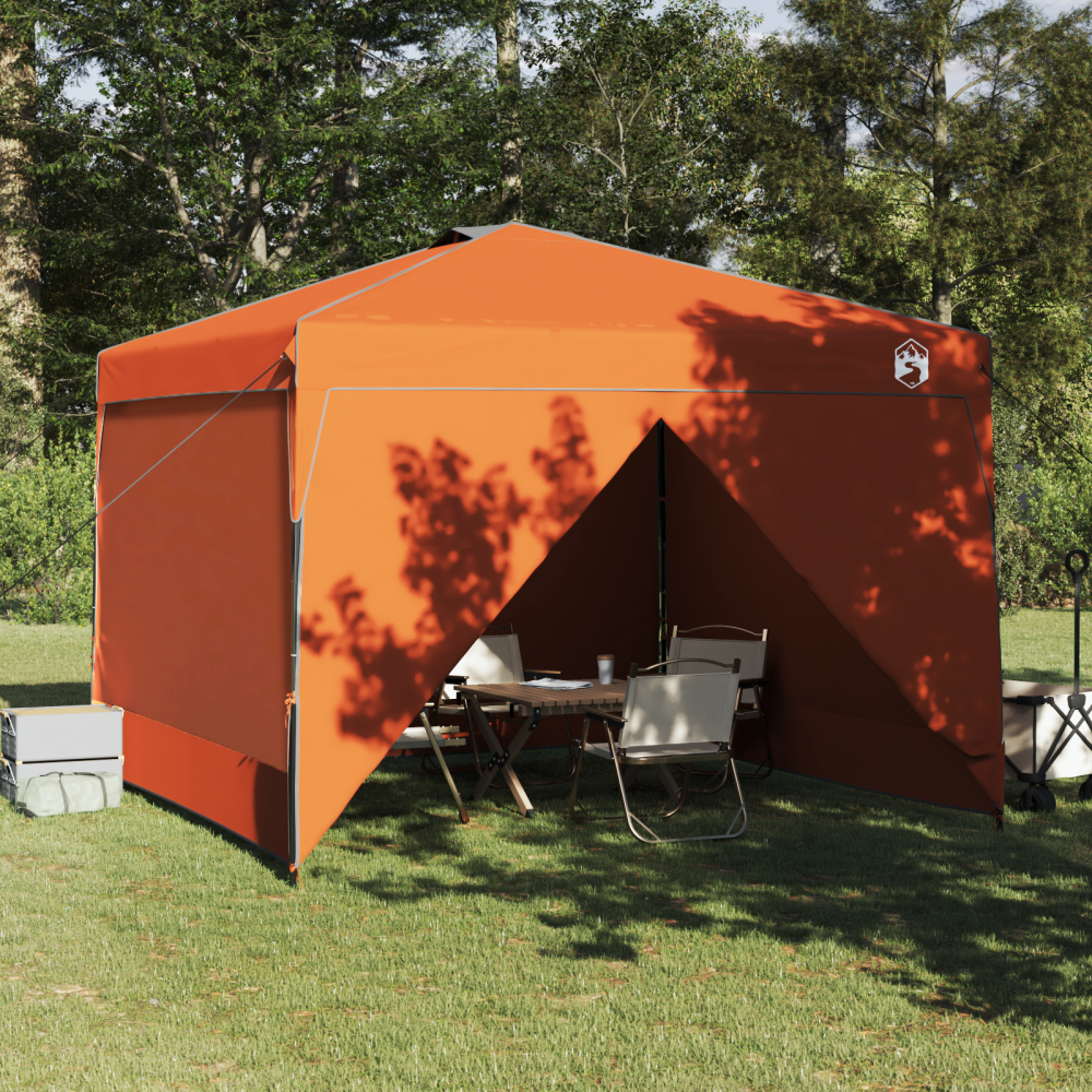 Produktbild för Tak Tält Orange 290 x 290 x 251 cm tyg