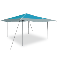 Produktbild för Tak Tält Blå 395 x 395 x 251 cm tyg