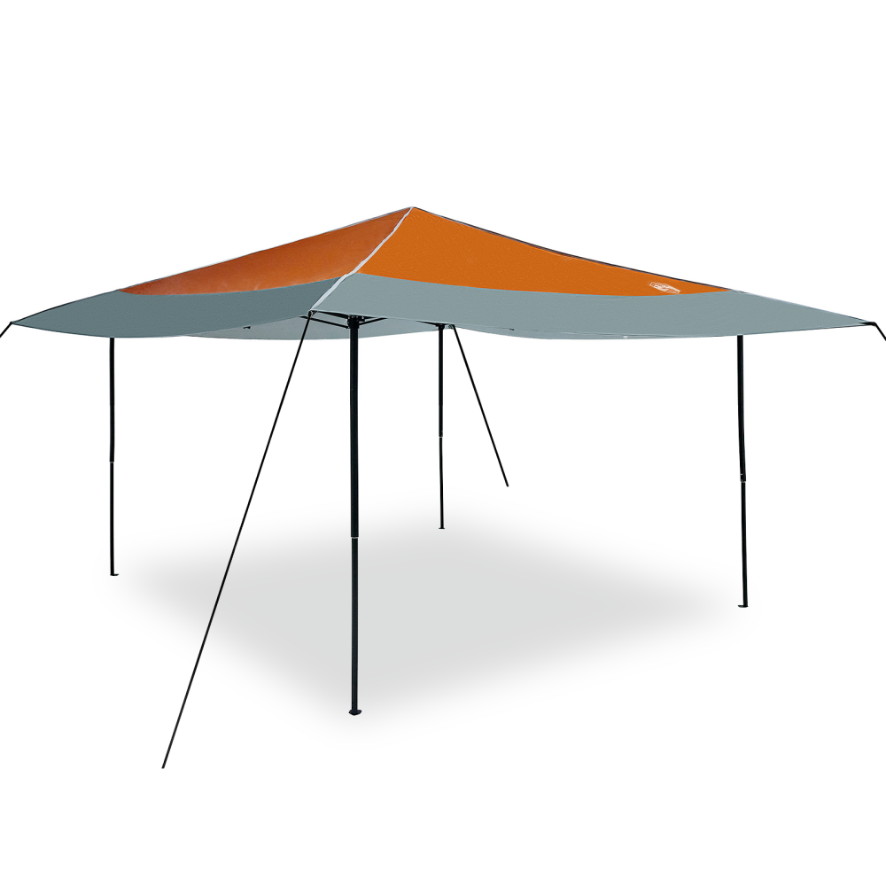 Produktbild för Tak Tält Orange 395 x 395 x 251 cm tyg
