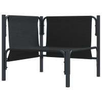 Produktbild för Utomhus Möbler med kudde Antracit 80 x 80 x 71 cm Stål
