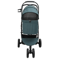 Produktbild för Hopfällbar hundvagn Justerbar Grön 78 x 54 x 101 cm Polyester