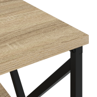 Produktbild för Nattduksbord med låda 2 pcs Sonoma-ek 41,5 x 40,5 x 55 cm