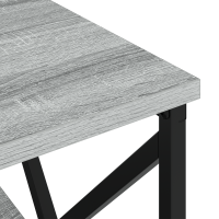 Produktbild för Nattduksbord med låda 2 pcs Grå Sonoma 41,5 x 40,5 x 55 cm