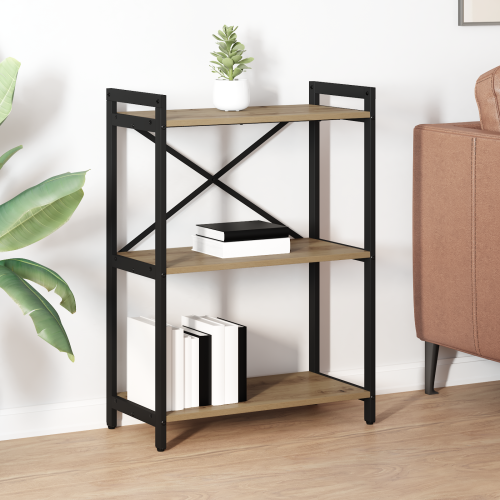 vidaXL Hyllsystem Artisan Ek 60 x 30 x 85 cm Konstruerat trä