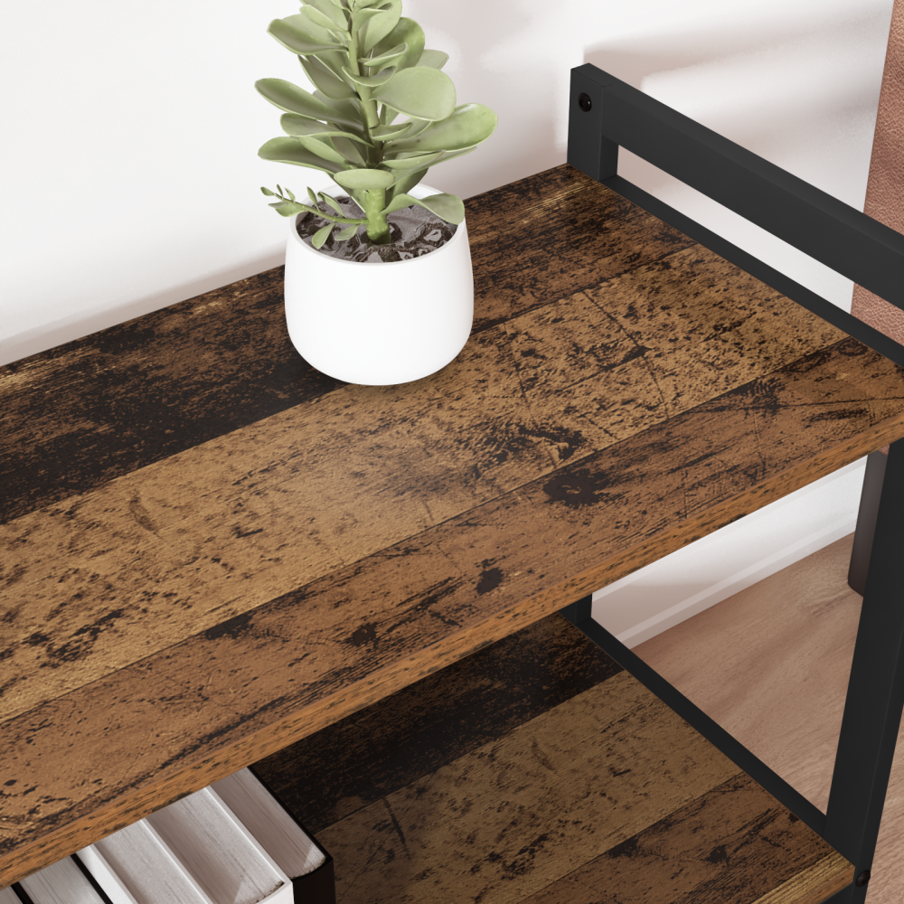 Produktbild för Hyllsystem Gammalt trä 60 x 30 x 50 cm Konstruerat trä