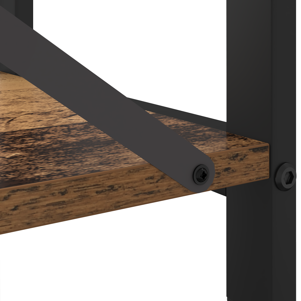 Produktbild för Hyllsystem Gammalt trä 60 x 30 x 50 cm Konstruerat trä