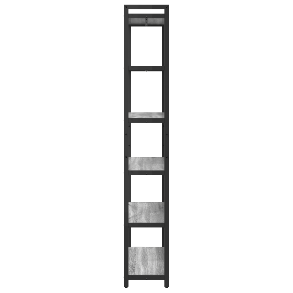 Produktbild för Hyllsystem Grå sonoma 80 x 30 x 189,5 cm Konstruerat trä