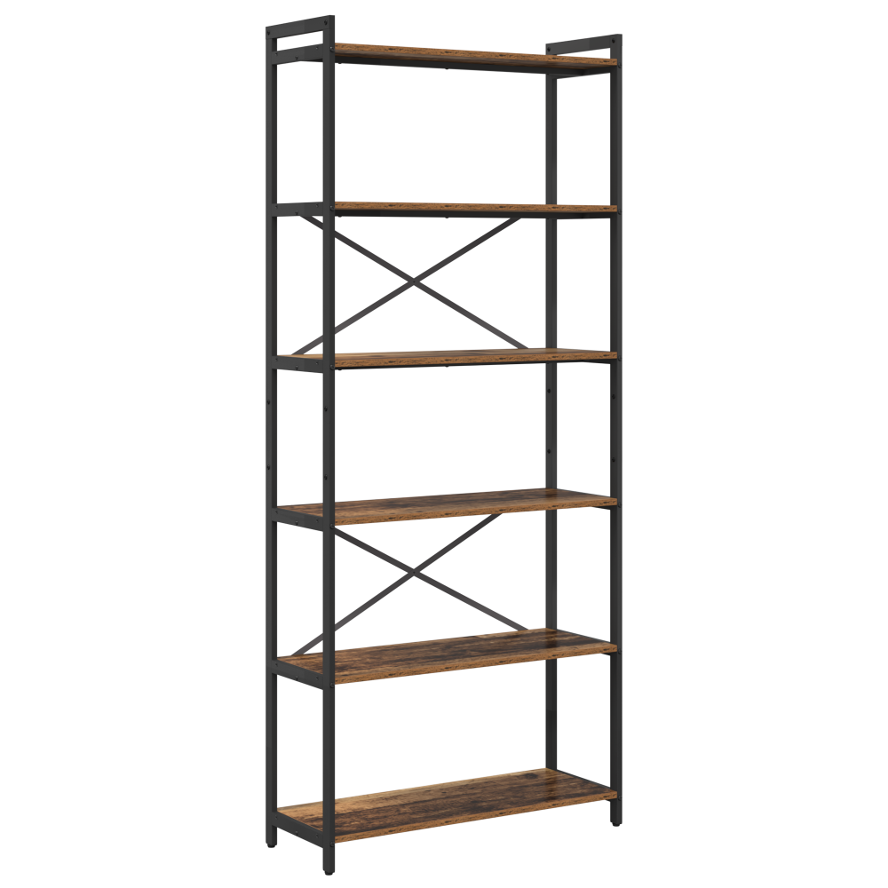 Produktbild för Hyllsystem Gammalt trä 80 x 30 x 189,5 cm Konstruerat trä