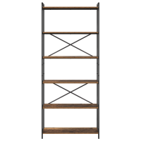 Produktbild för Hyllsystem Gammalt trä 80 x 30 x 189,5 cm Konstruerat trä