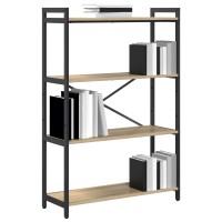 Produktbild för Hyllsystem Sonoma-ek 80 x 30 x 120 cm Konstruerat trä