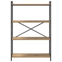 Produktbild för Hyllsystem Artisan Ek 80 x 30 x 120 cm Konstruerat trä