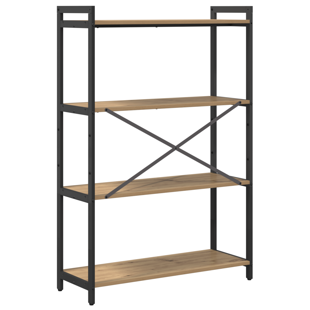 Produktbild för Hyllsystem Artisan Ek 80 x 30 x 120 cm Konstruerat trä