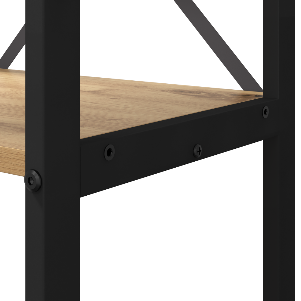 Produktbild för Hyllsystem Artisan Ek 80 x 30 x 120 cm Konstruerat trä