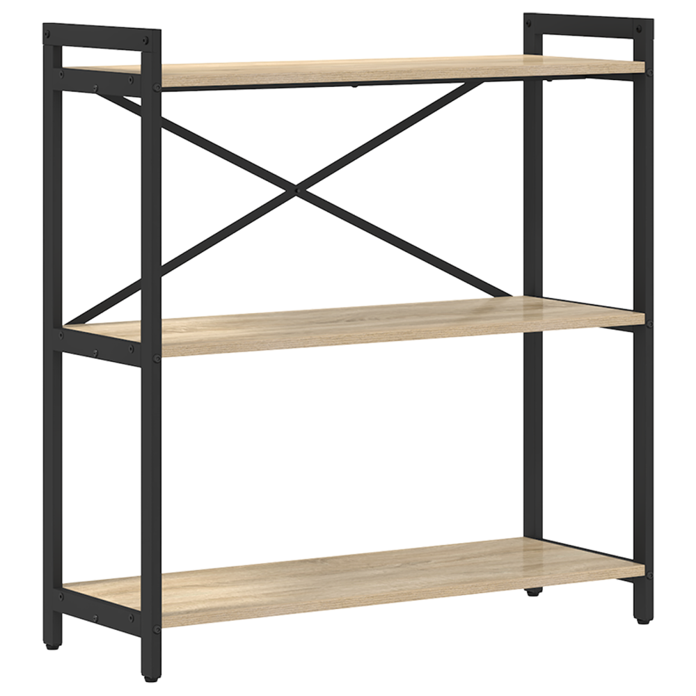 Produktbild för Hyllsystem Sonoma-ek 80 x 30 x 85 cm Konstruerat trä