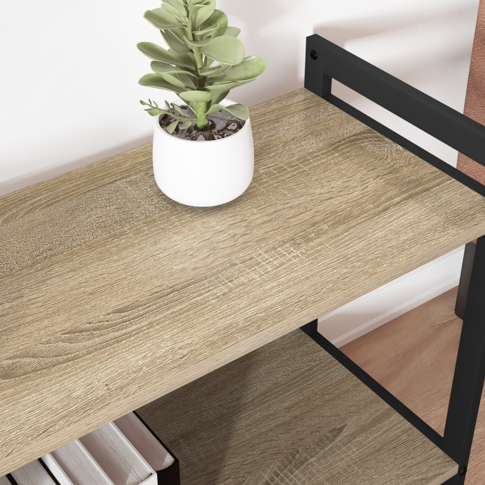 Produktbild för Hyllsystem Sonoma-ek 80 x 30 x 85 cm Konstruerat trä