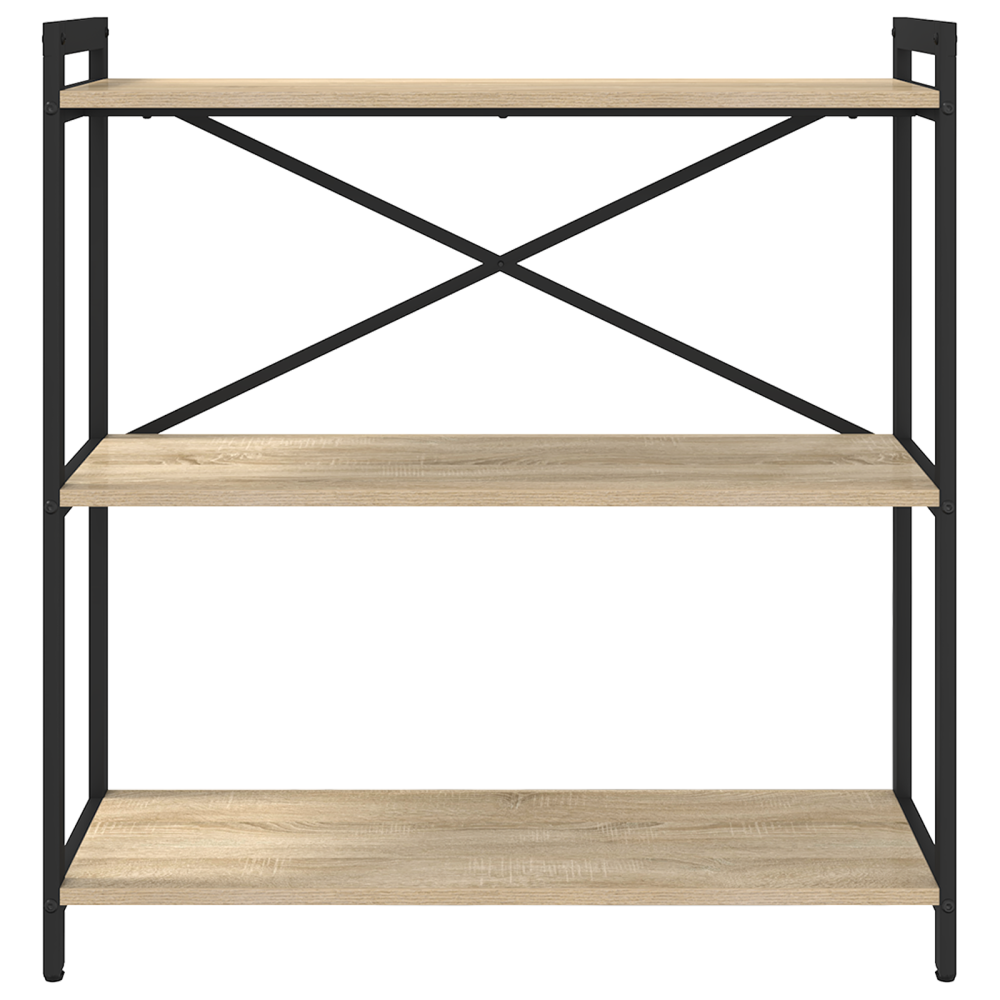 Produktbild för Hyllsystem Sonoma-ek 80 x 30 x 85 cm Konstruerat trä