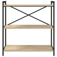 Produktbild för Hyllsystem Sonoma-ek 80 x 30 x 85 cm Konstruerat trä
