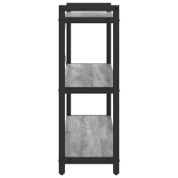 Produktbild för Hyllsystem Grå sonoma 80 x 30 x 85 cm Konstruerat trä