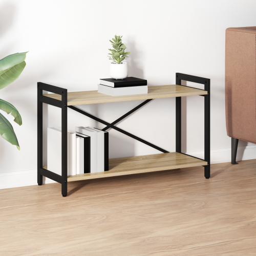 vidaXL Hyllsystem Sonoma-ek 80 x 30 x 50 cm Konstruerat trä