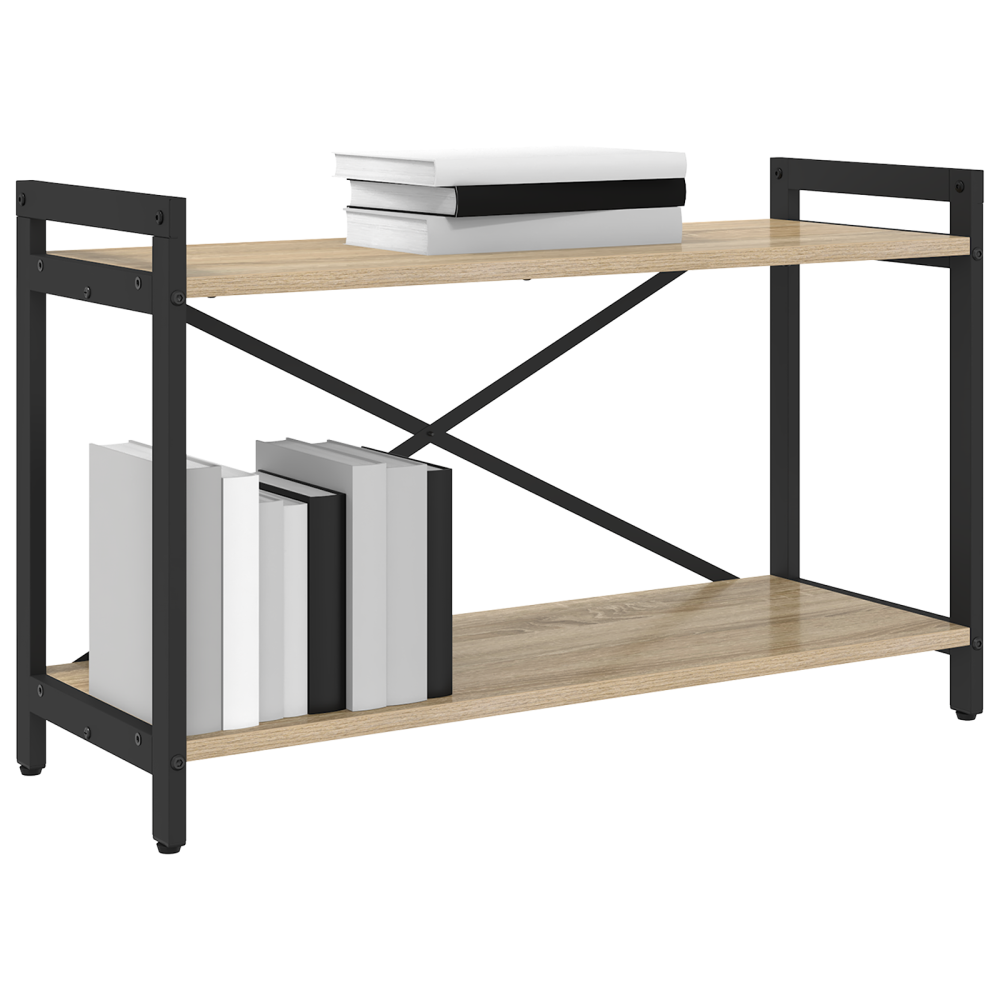 Produktbild för Hyllsystem Sonoma-ek 80 x 30 x 50 cm Konstruerat trä