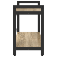 Produktbild för Hyllsystem Sonoma-ek 80 x 30 x 50 cm Konstruerat trä