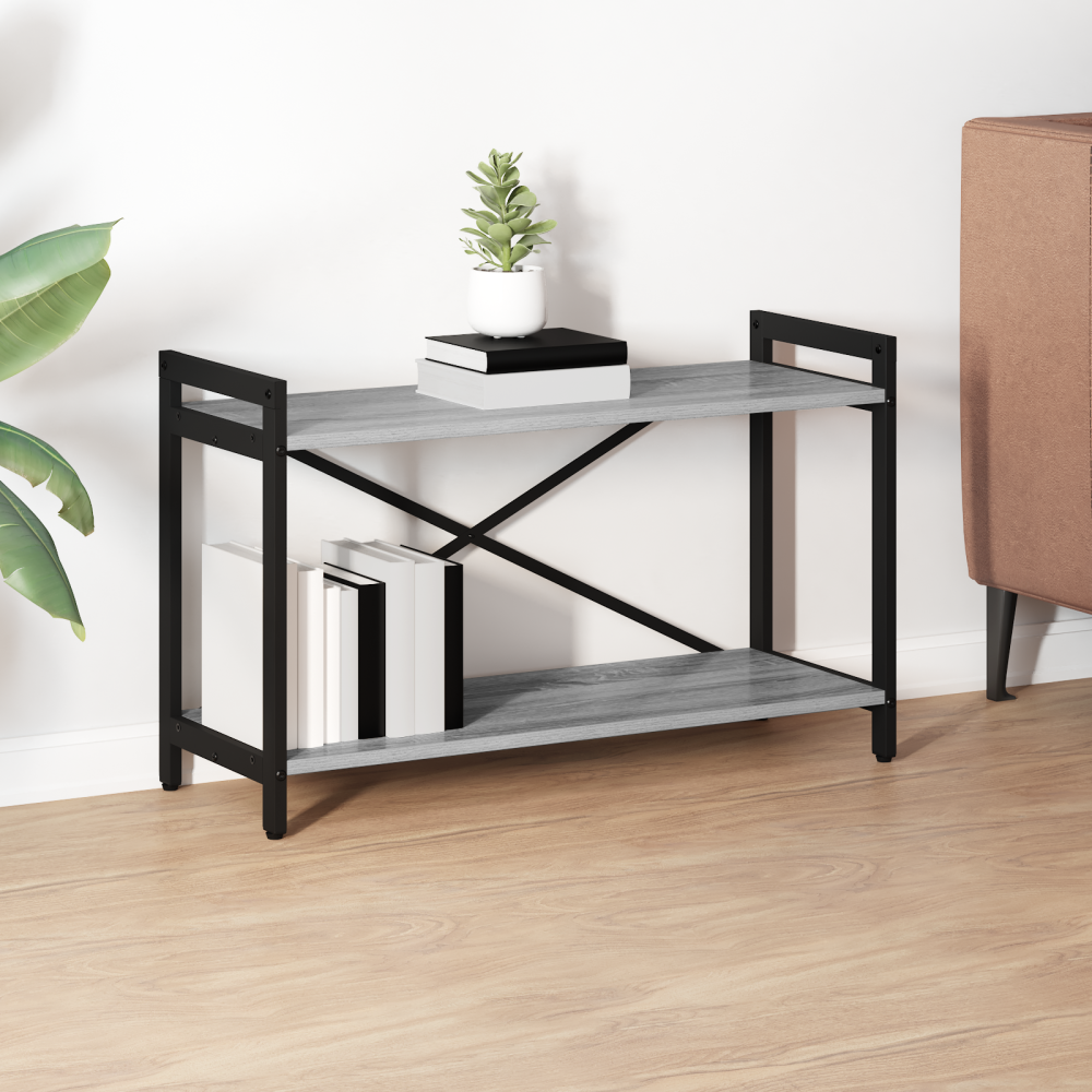 Produktbild för Hyllsystem Grå sonoma 80 x 30 x 50 cm Konstruerat trä