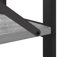 Produktbild för Hyllsystem Grå sonoma 80 x 30 x 50 cm Konstruerat trä