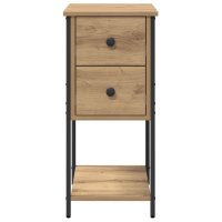 Produktbild för Nattduksbord artisan ek 32 x 42 x 70 cm Konstruerat trä
