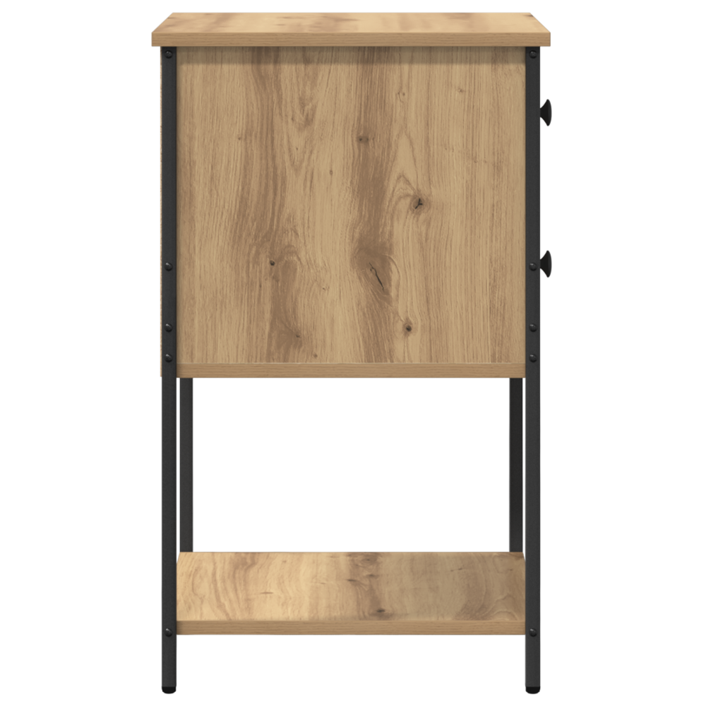 Produktbild för Nattduksbord artisan ek 32 x 42 x 70 cm Konstruerat trä