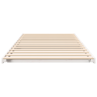 Produktbild för Sängram Vit 90 x 200 cm Massiv furu